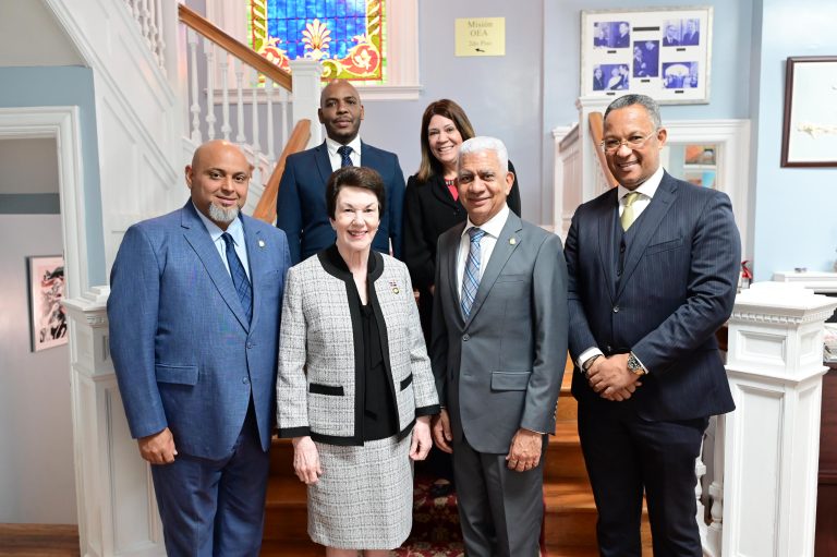 Presidente Senado se reúne en OEA con Luis Almagro para “Parlamentos y Prosperidad para las Américas”