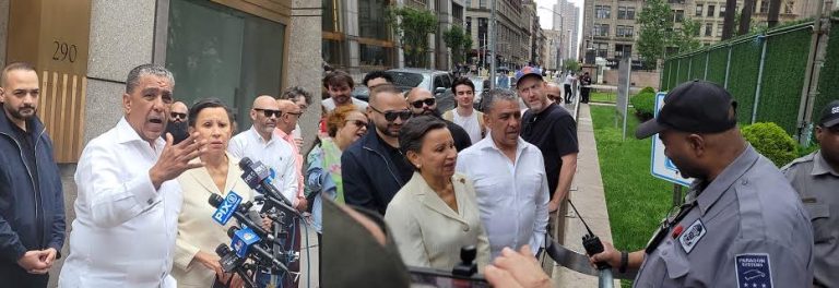 Congresista Espaillat acude ver inmigrantes presos en NYC; ICE le impide los vea